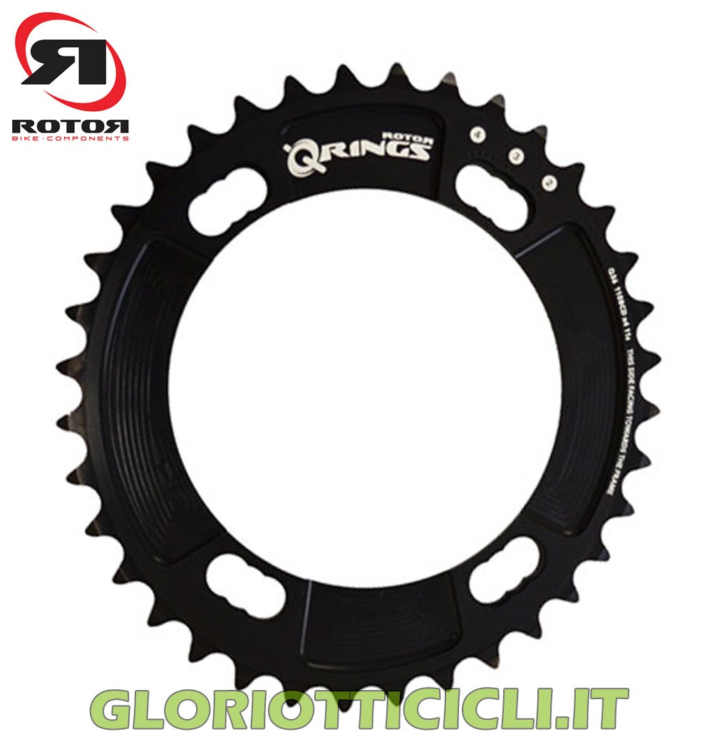 ROTOR CORONA CORSA QRING AERO BCD 110x4 OVALE INTERNA